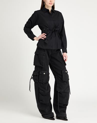 Woman Shirt Black Size 8 Cotton