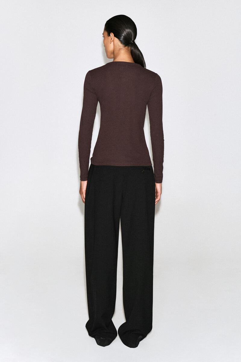 Jersey Cardigan Top