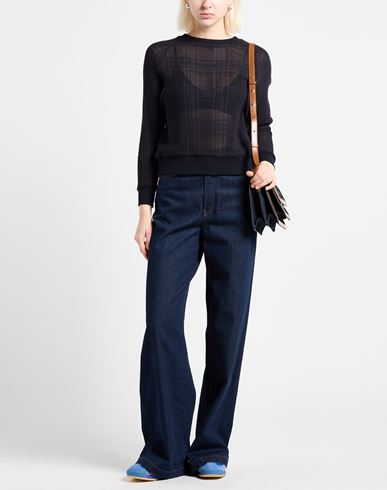 Woman Sweater Midnight blue Size S Cotton, Polyamide