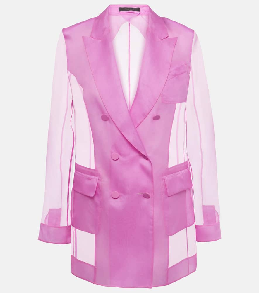 Negrar silk organza blazer