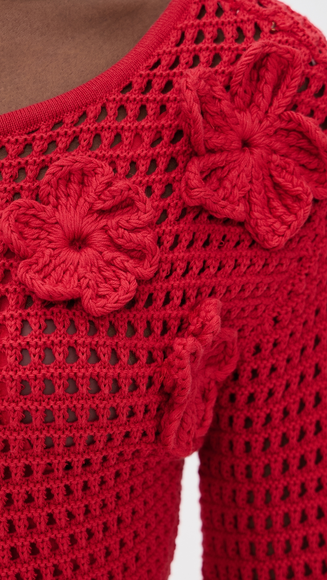 Honey Sweater Mini Dress Goji Berry