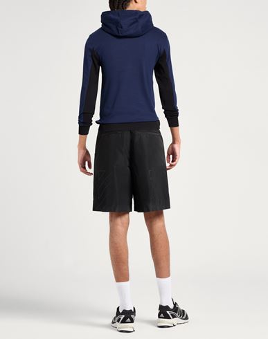 Man Sweatshirt Navy Size 3XL Cotton