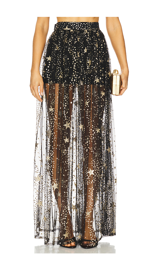 Mariandree Gaitan Emily Maxi Skirt in Black. XS also in