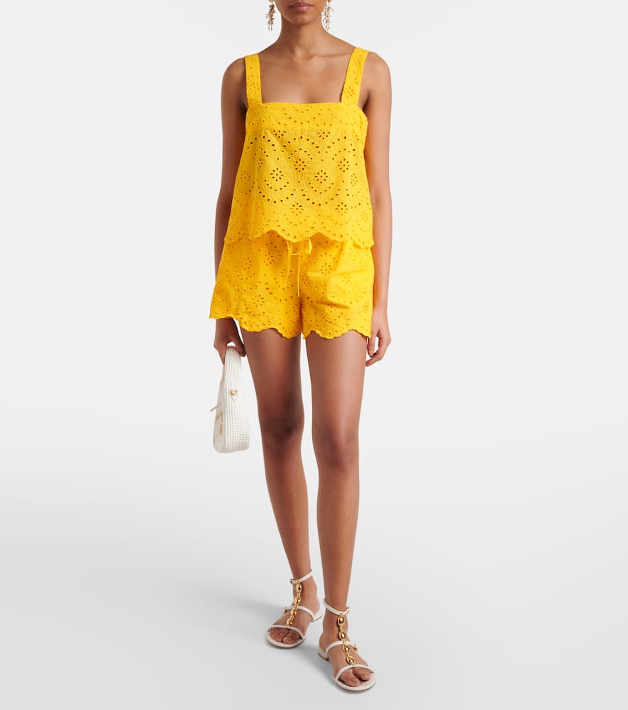 Noa broderie anglaise cotton top