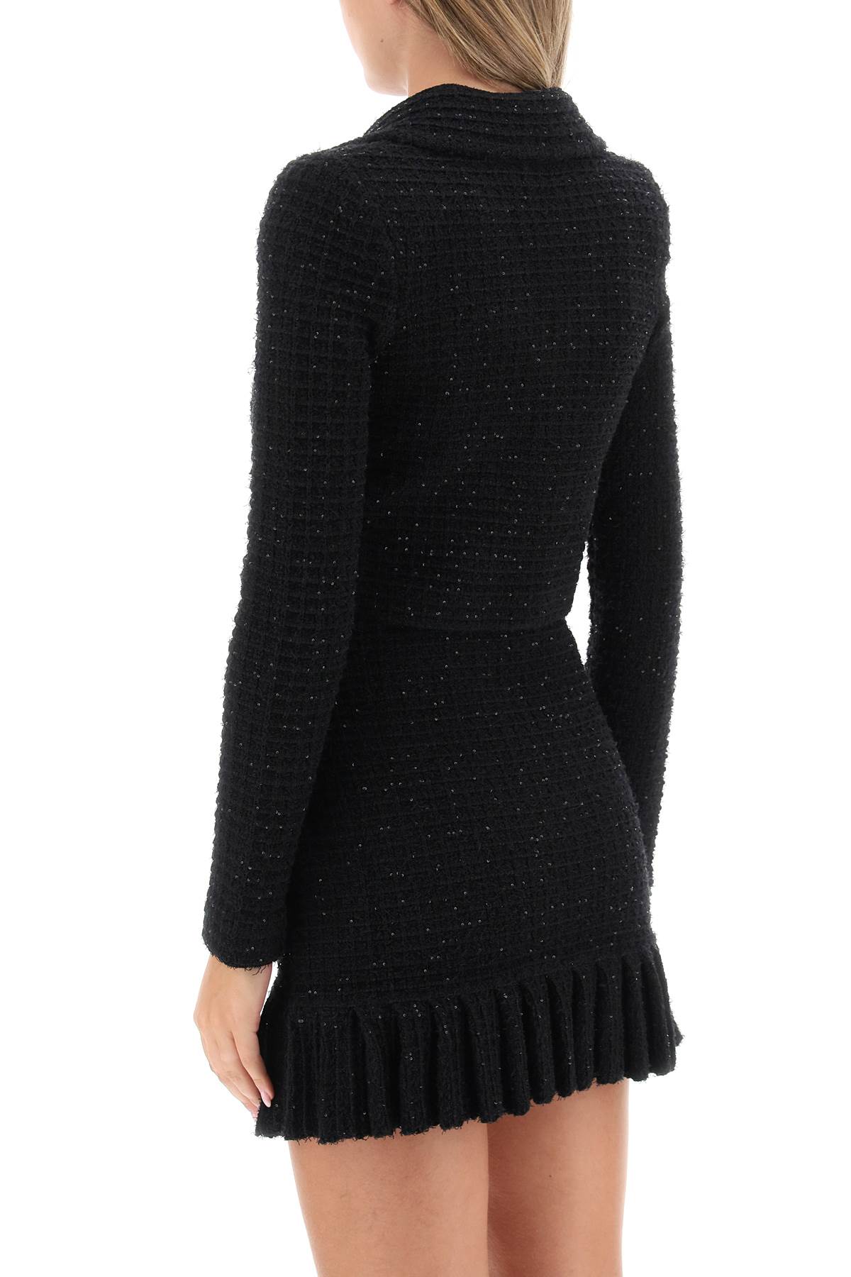 Cropped Jacket In Sequin Knit