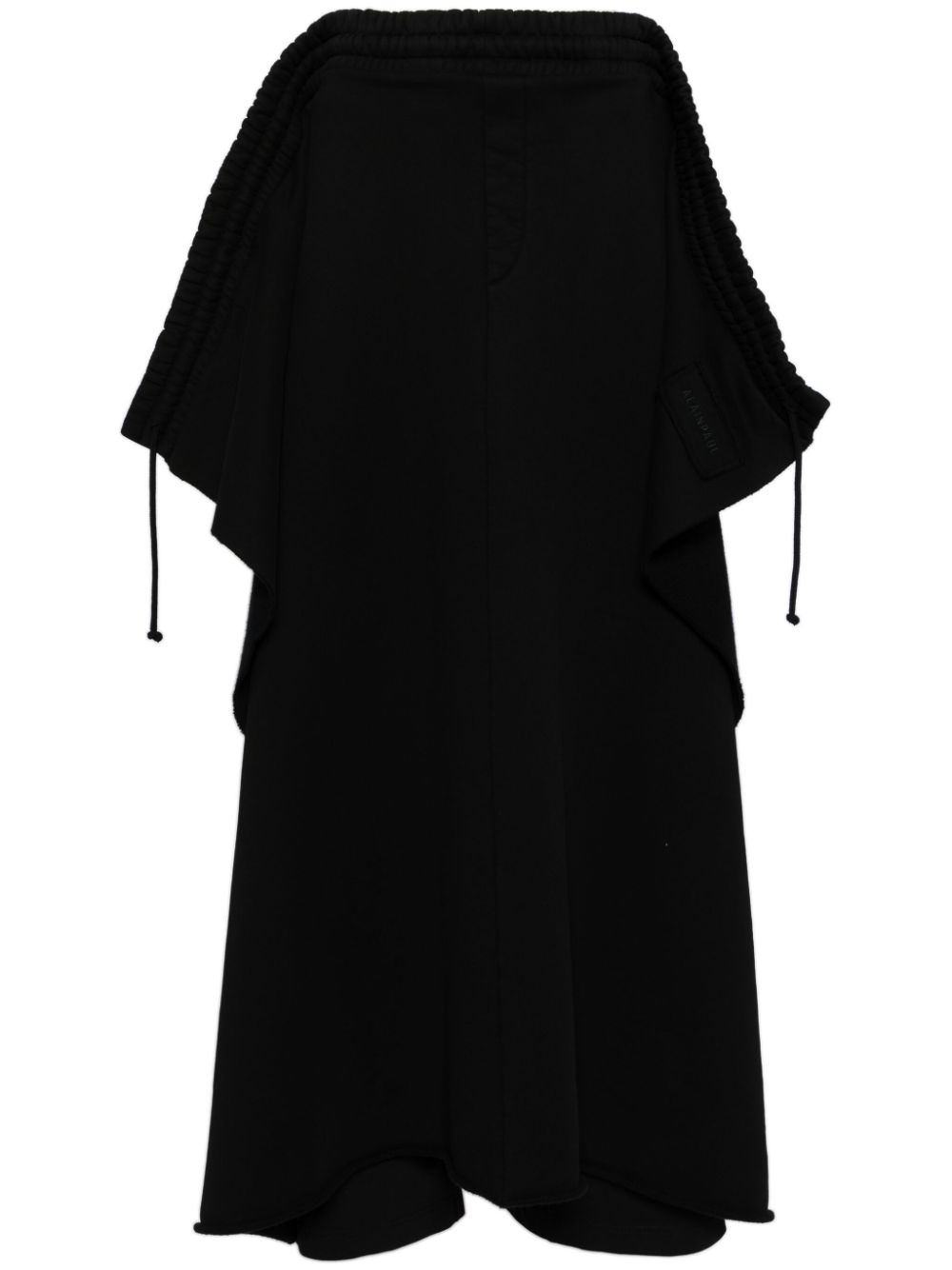 Logo-patch trousers - Black
