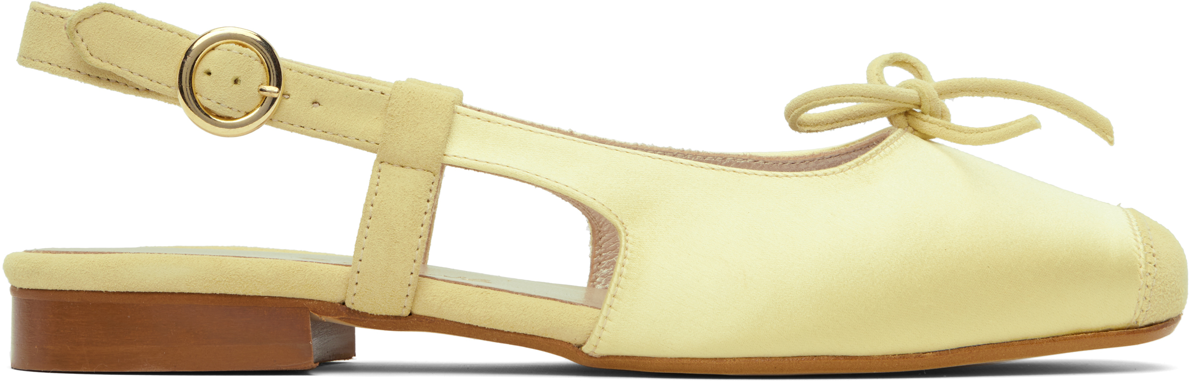Hai Yellow Reqins Edition Circee Ballerina Flats