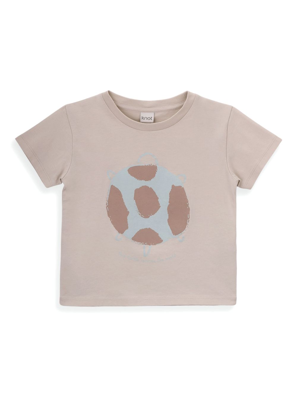 Knot turtle t-shirt - Grey