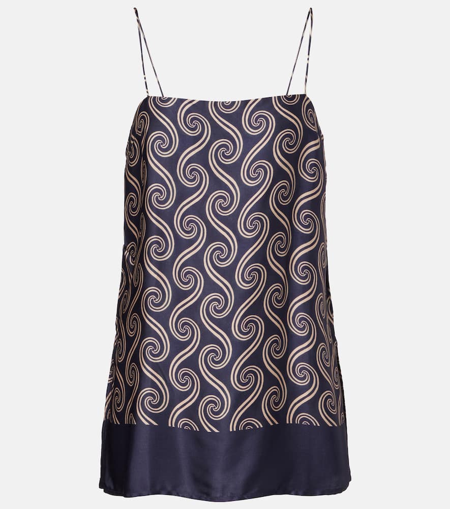 Aina printed satin camisole