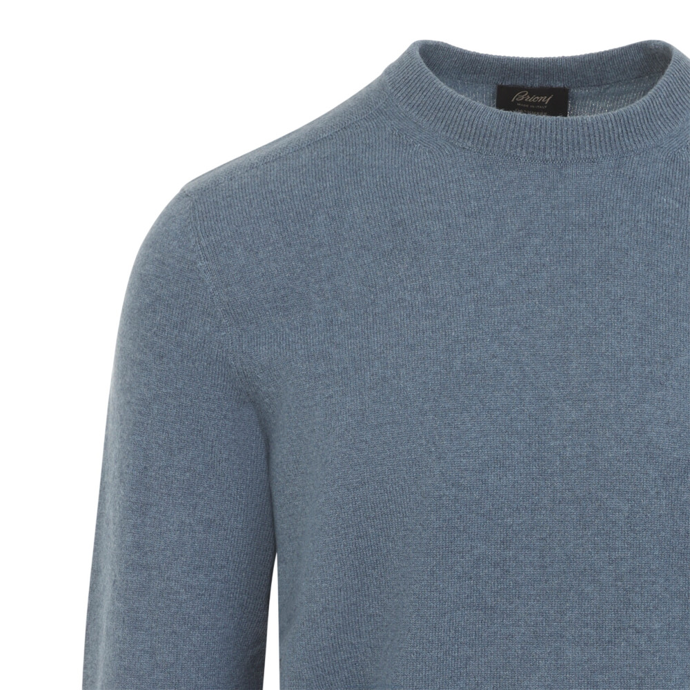 Blue Crew Neck Sweater