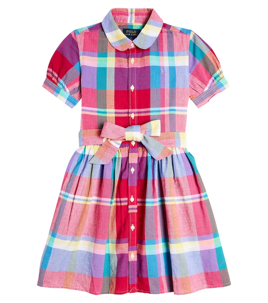 Polo Ralph Lauren Kids Checked cotton shirt dress