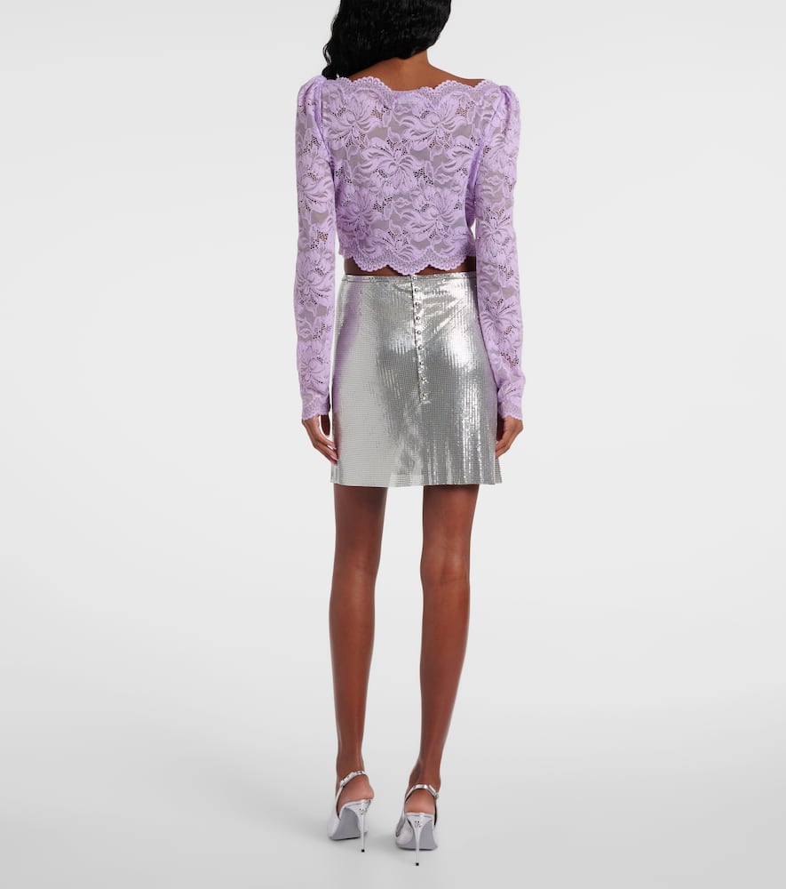 Floral lace top