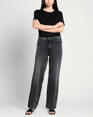 Woman Jeans Black Size 27 Cotton