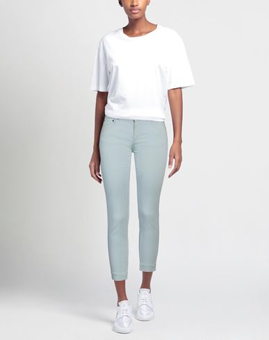 Woman Denim cropped Azure