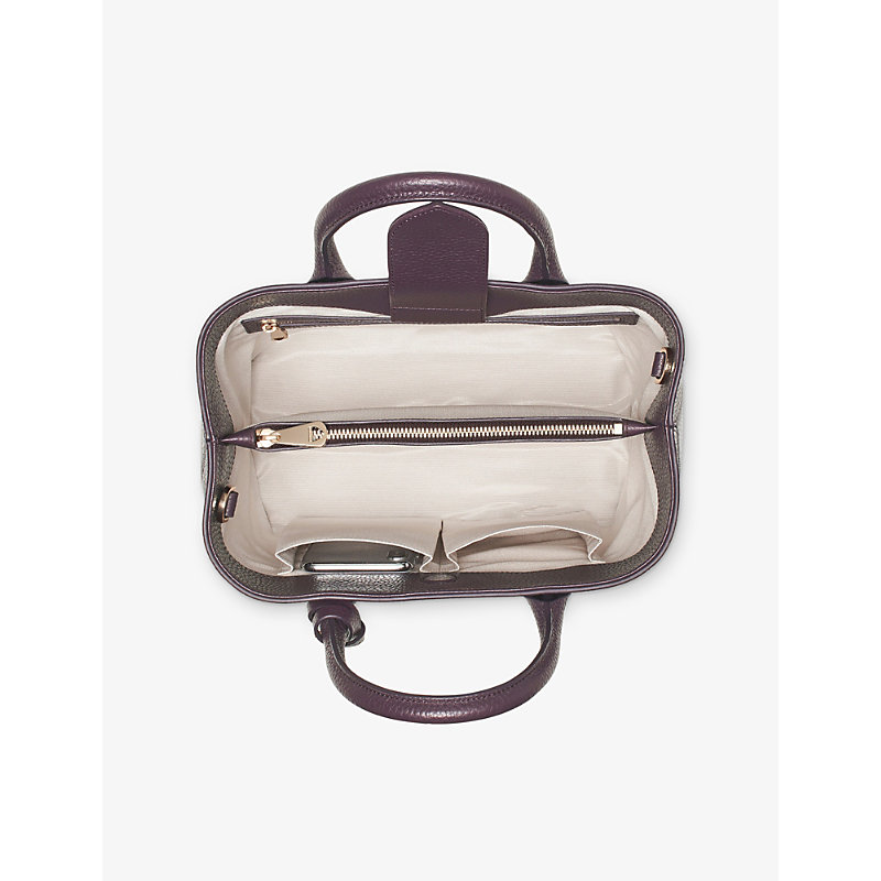Womens Midi London Leather Tote Bag