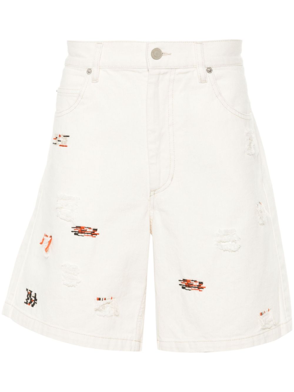 Jerryl denim shorts - Neutrals