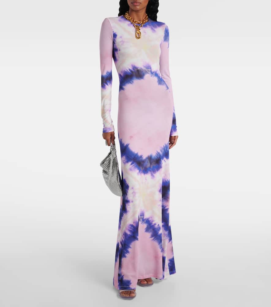 Dyed maxi dress