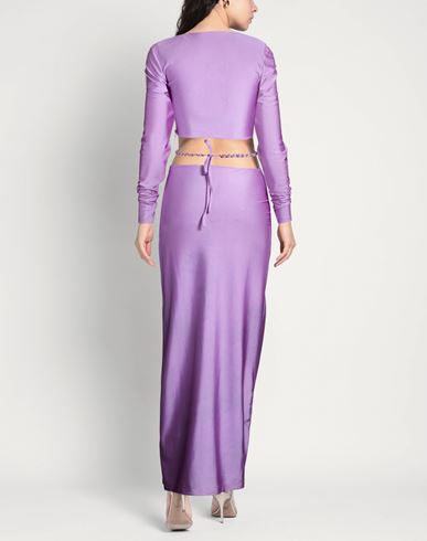 Woman Maxi dress Lilac Size 4 Polyamide, Elastane