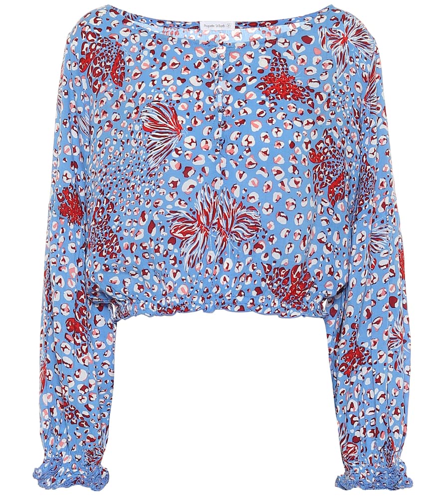 Betty printed crop top