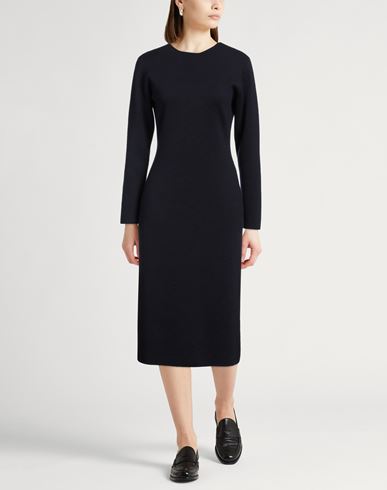 Fabiana Filippi Woman Midi dress Midnight blue Size 4 Merino Wool