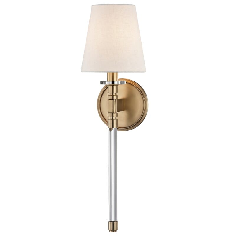 Blixen 21" Wall Sconce in Aged Bra