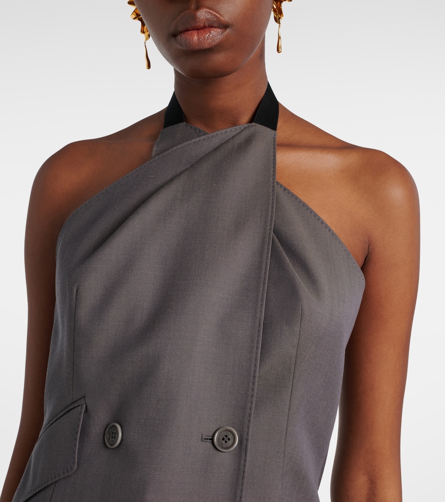 Cali halterneck virgin wool vest