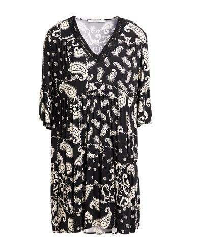 Operà Woman Mini dress Black Size 12 Viscose