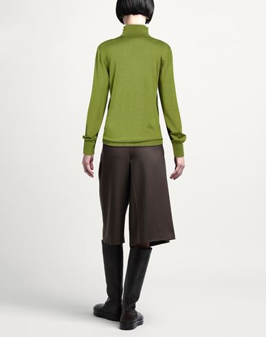 Woman Turtleneck Lime green Size 10 Wool, Silk, Cashmere