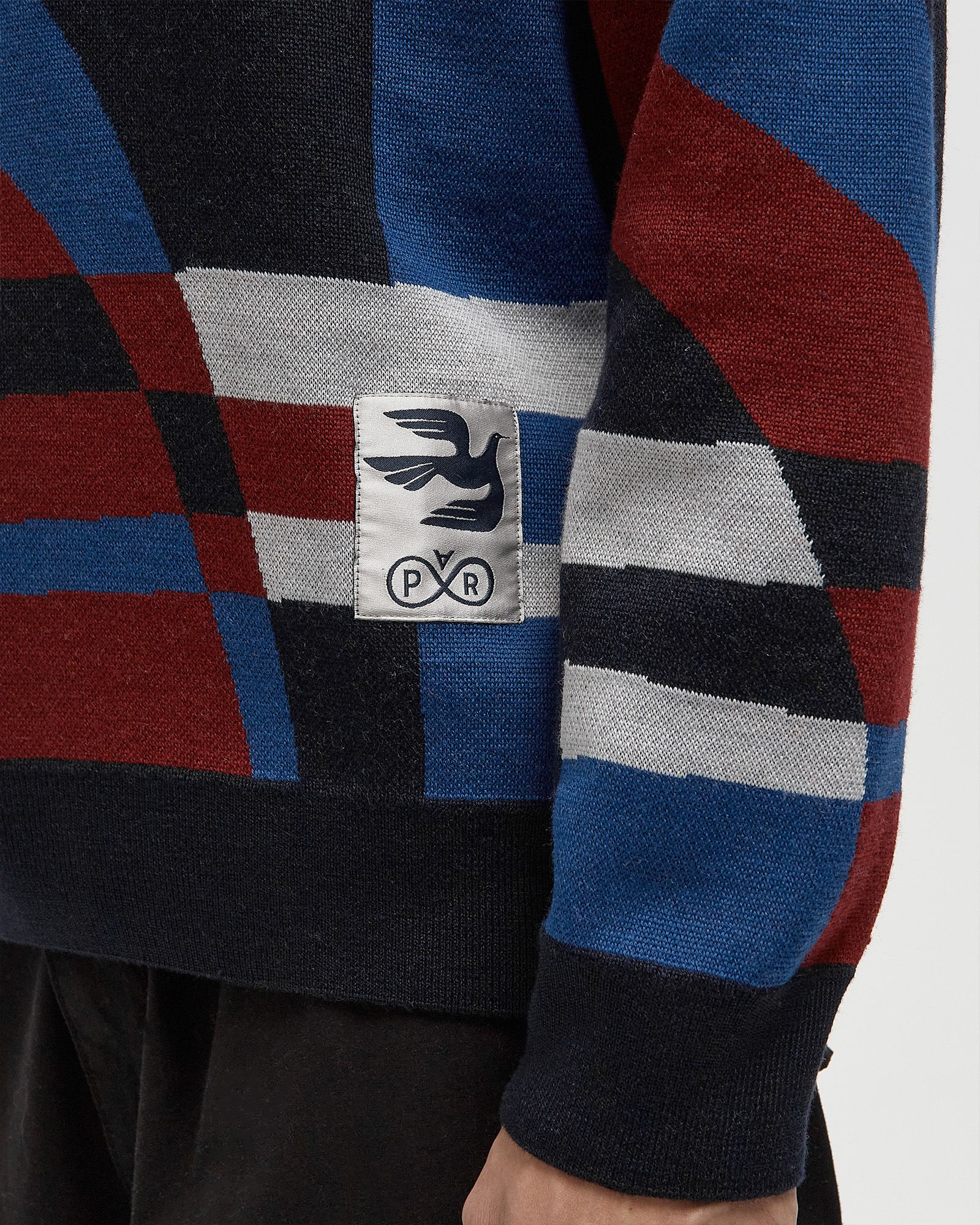 VERTICAL FOREST KNITTED POLO multi male Polos now available at BSTN