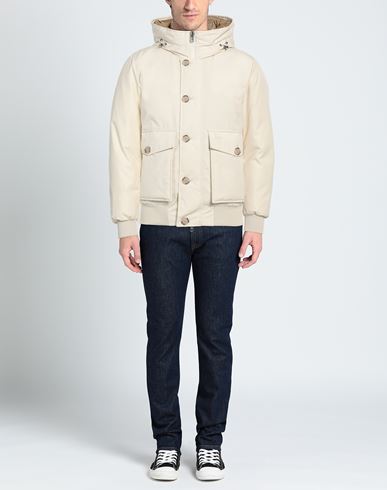 Man Puffer Cream Size L Cotton