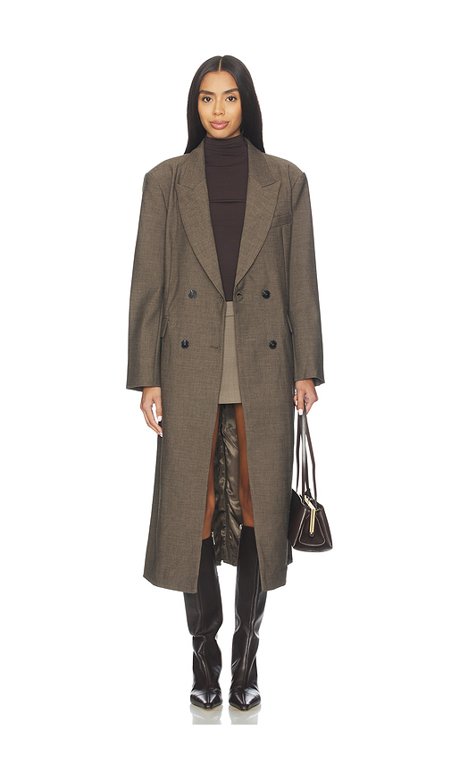 Bubish Charlee Blazer Coat in Taupe Grey. 6/XS also /M, 12/L