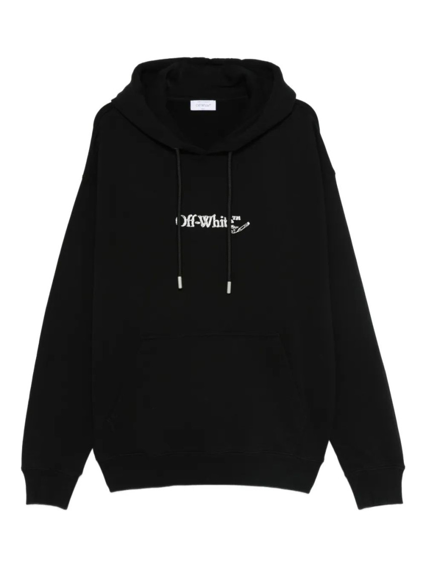 Logo-embroidered Drawstring Hoodie