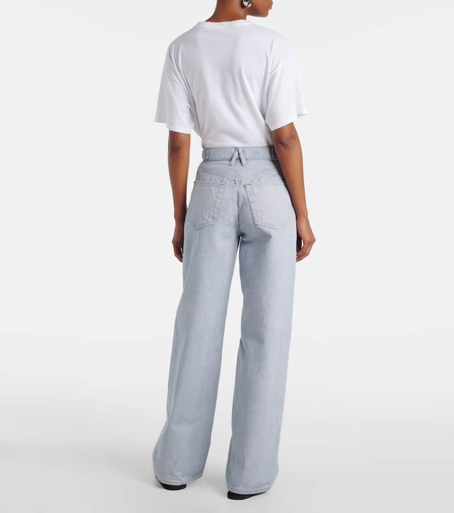 Cassie mid-rise wide-leg jeans