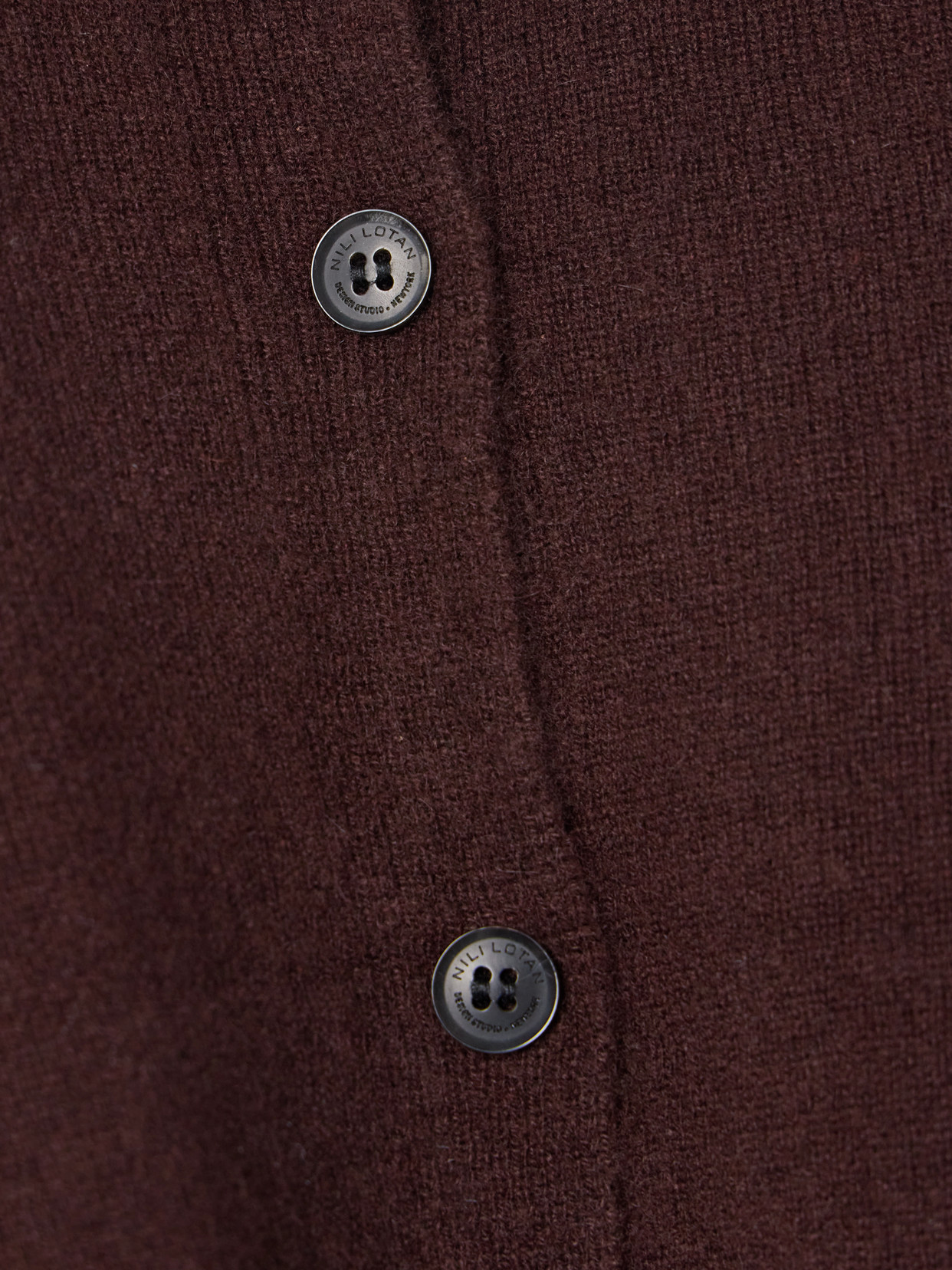 March Cashmere Cardigan - Burgundy