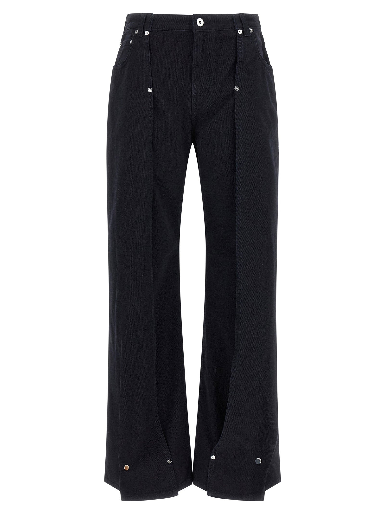 The Snap-button Denim Jeans