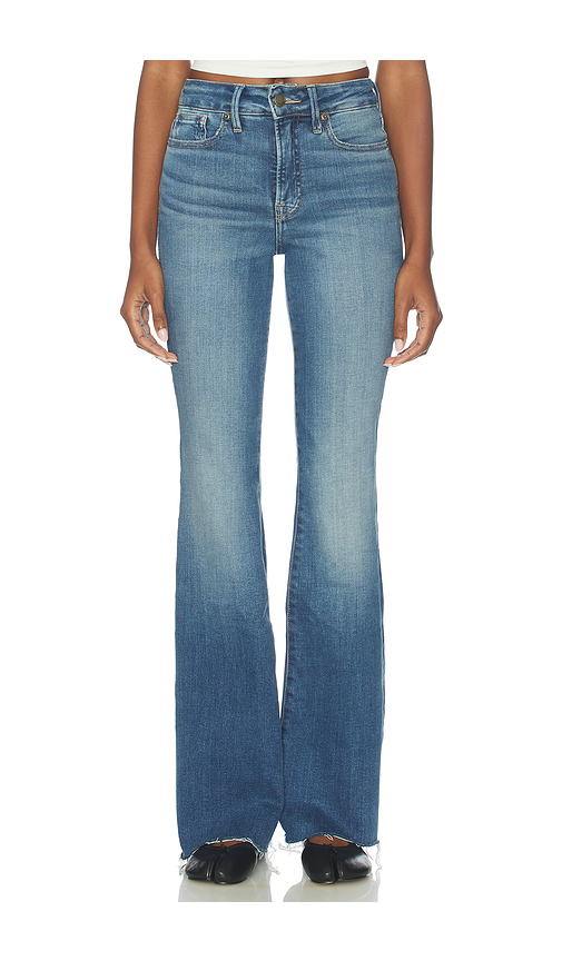 Good American Good Legs Flare Jeans in Blue. 8. Also , 18, 20