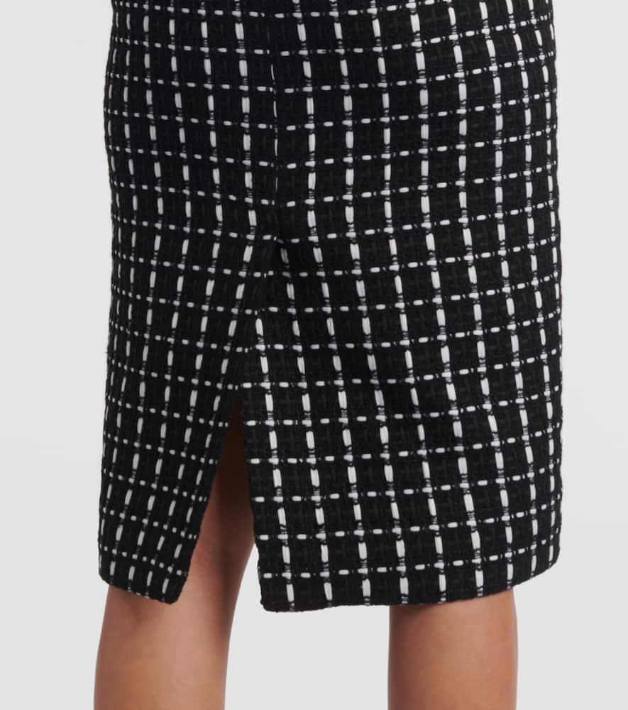 Tweed midi dress