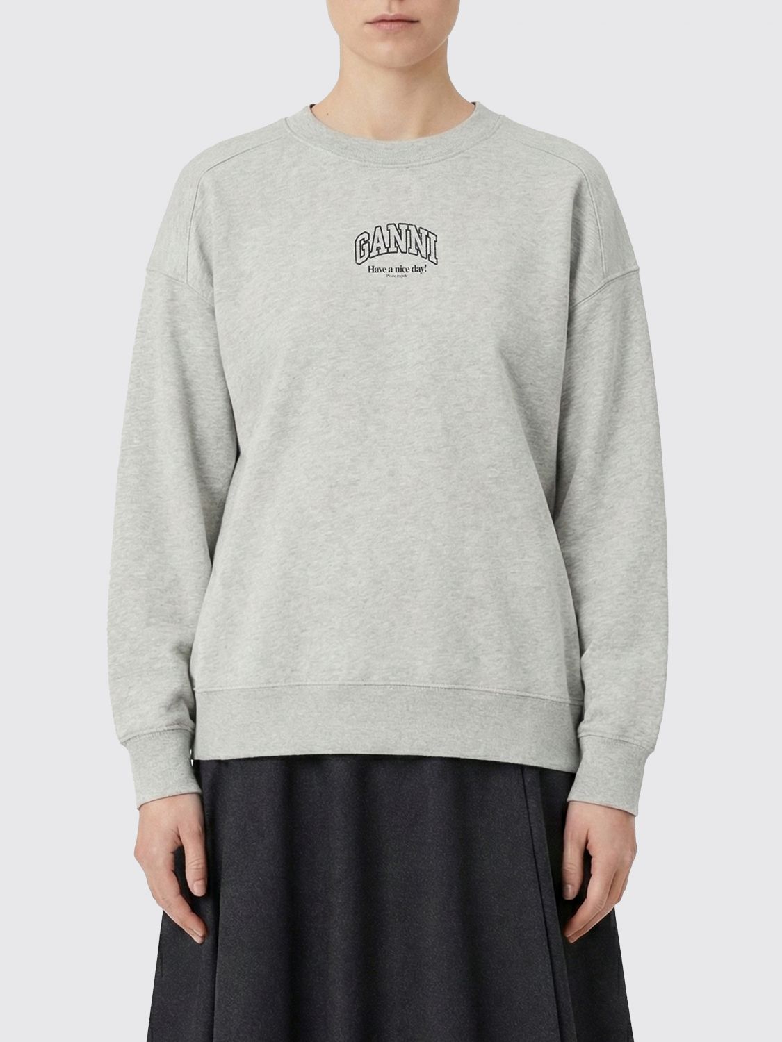 Sweatshirt Woman color Grey