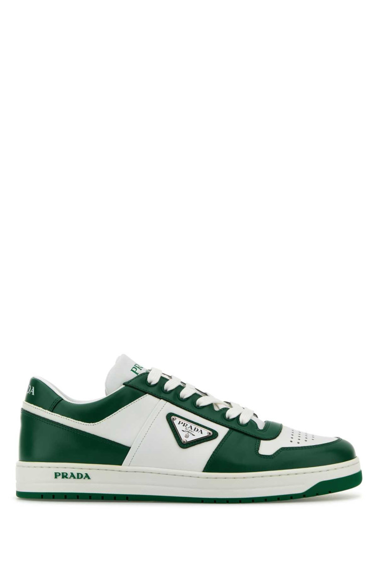 Two-tone Leather Downtown Sneakers