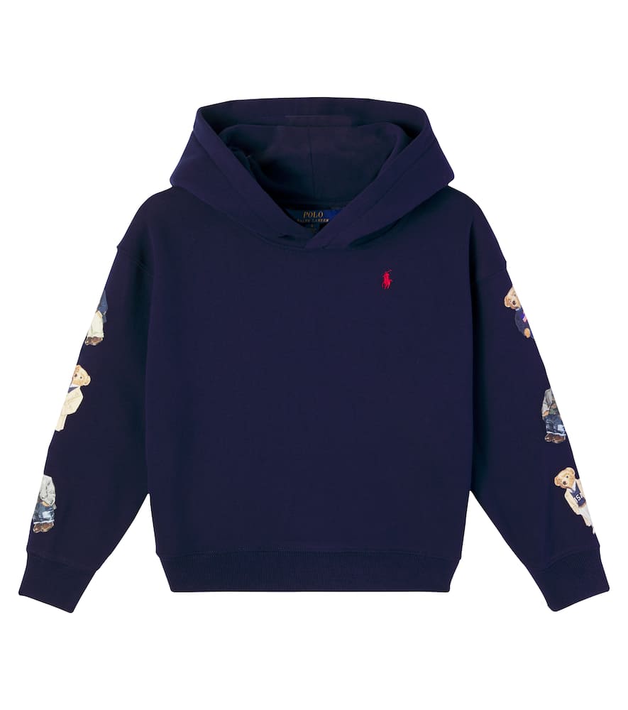 Polo Bear cotton-blend fleece hoodie