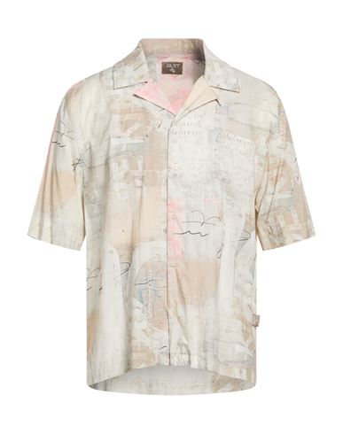 Man Shirt Light grey Size M Cotton