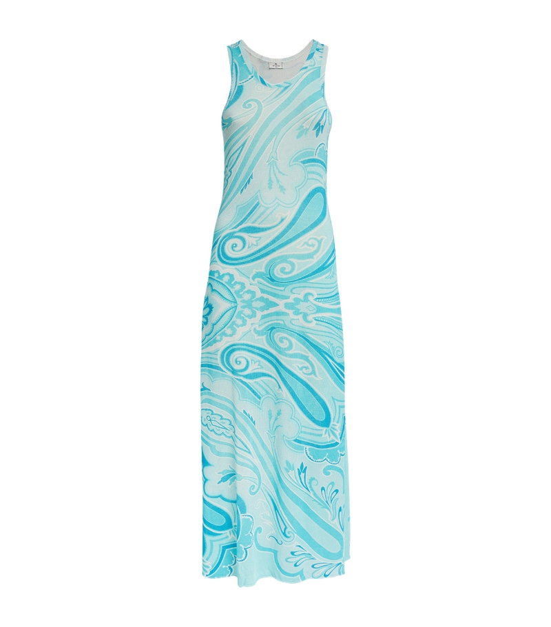 에트로 Viscose Paisley Maxi Dress