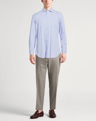 Man Shirt Blue Size 16 Cotton
