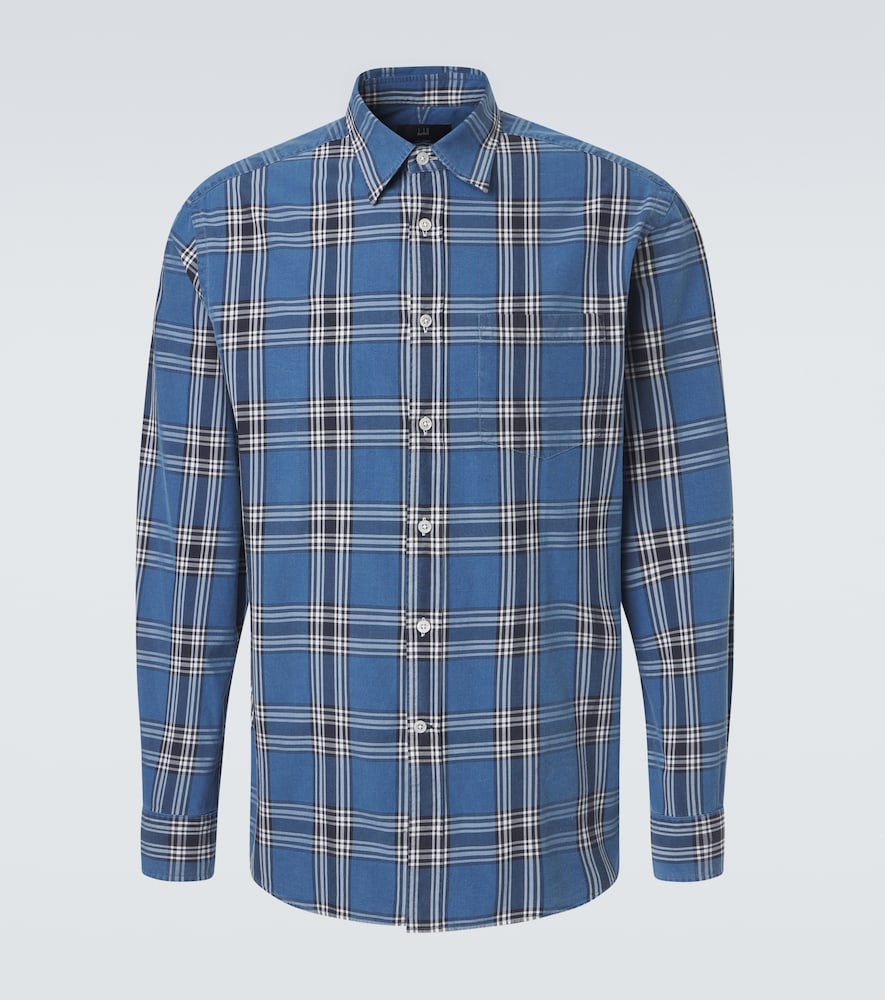Plaid cotton shirt