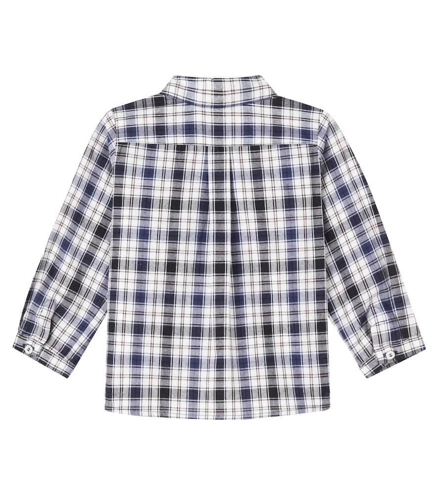 Baby Malo checked cotton shirt