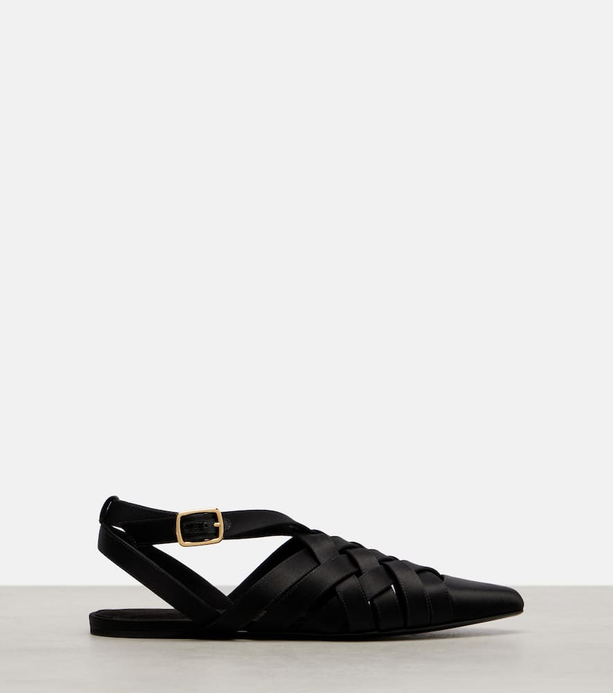 Silene satin sandals