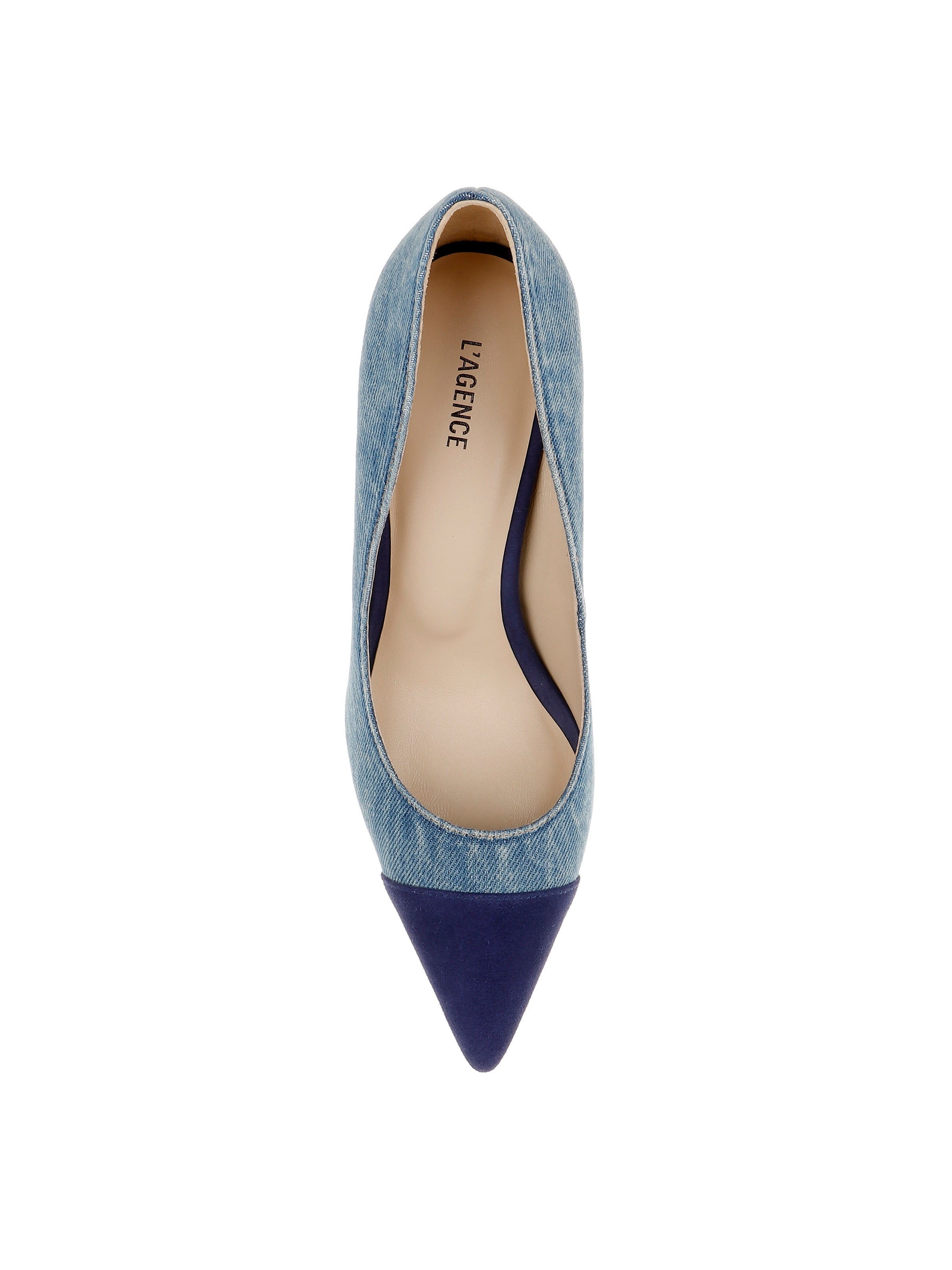 Kendelle Denim Pump In Light Denim