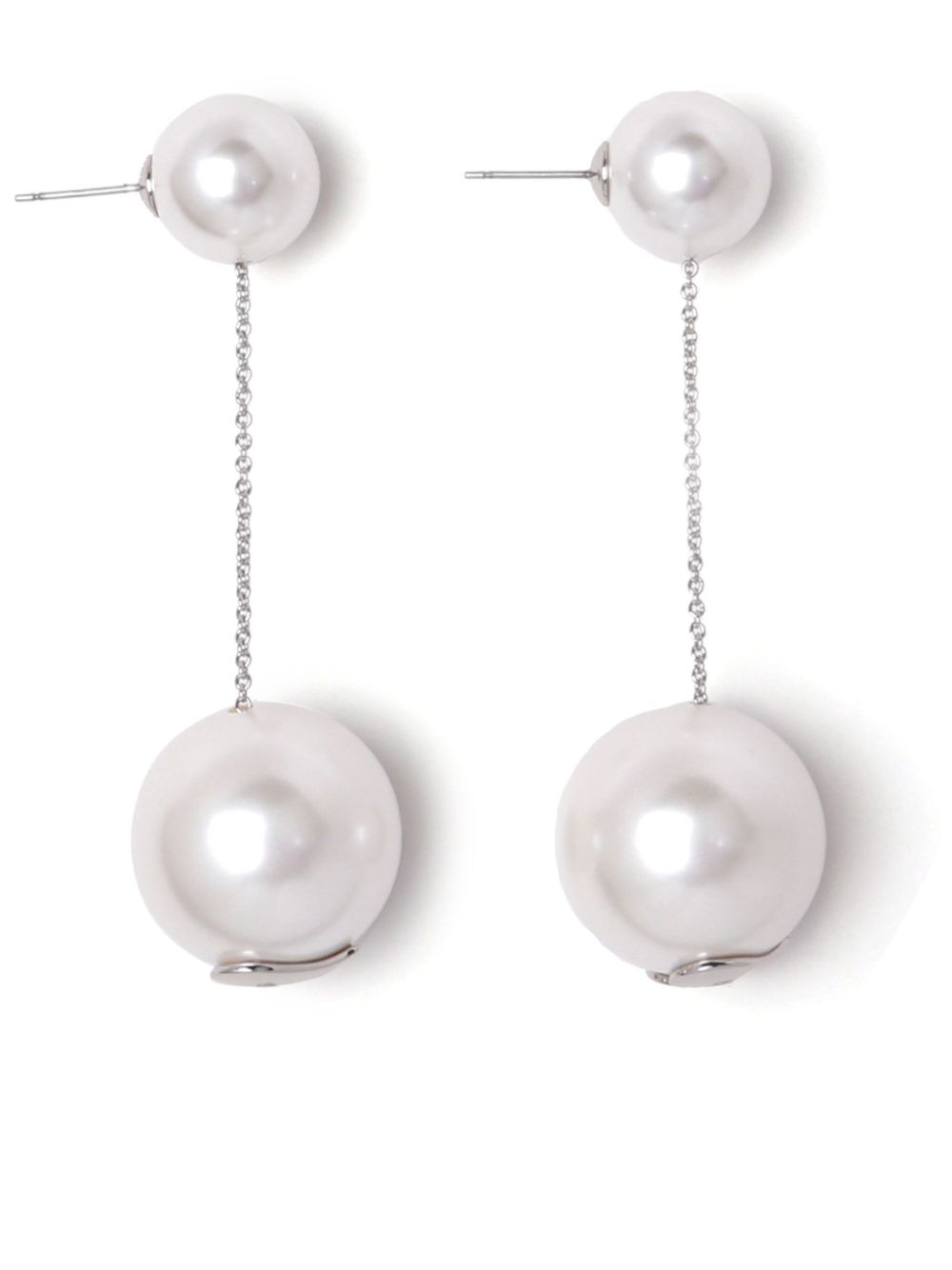 Pearl Drop earrings - White