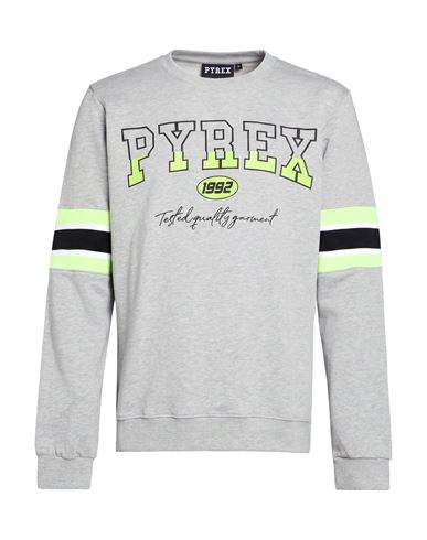 Man Sweatshirt Grey Size XL Cotton, Polyester