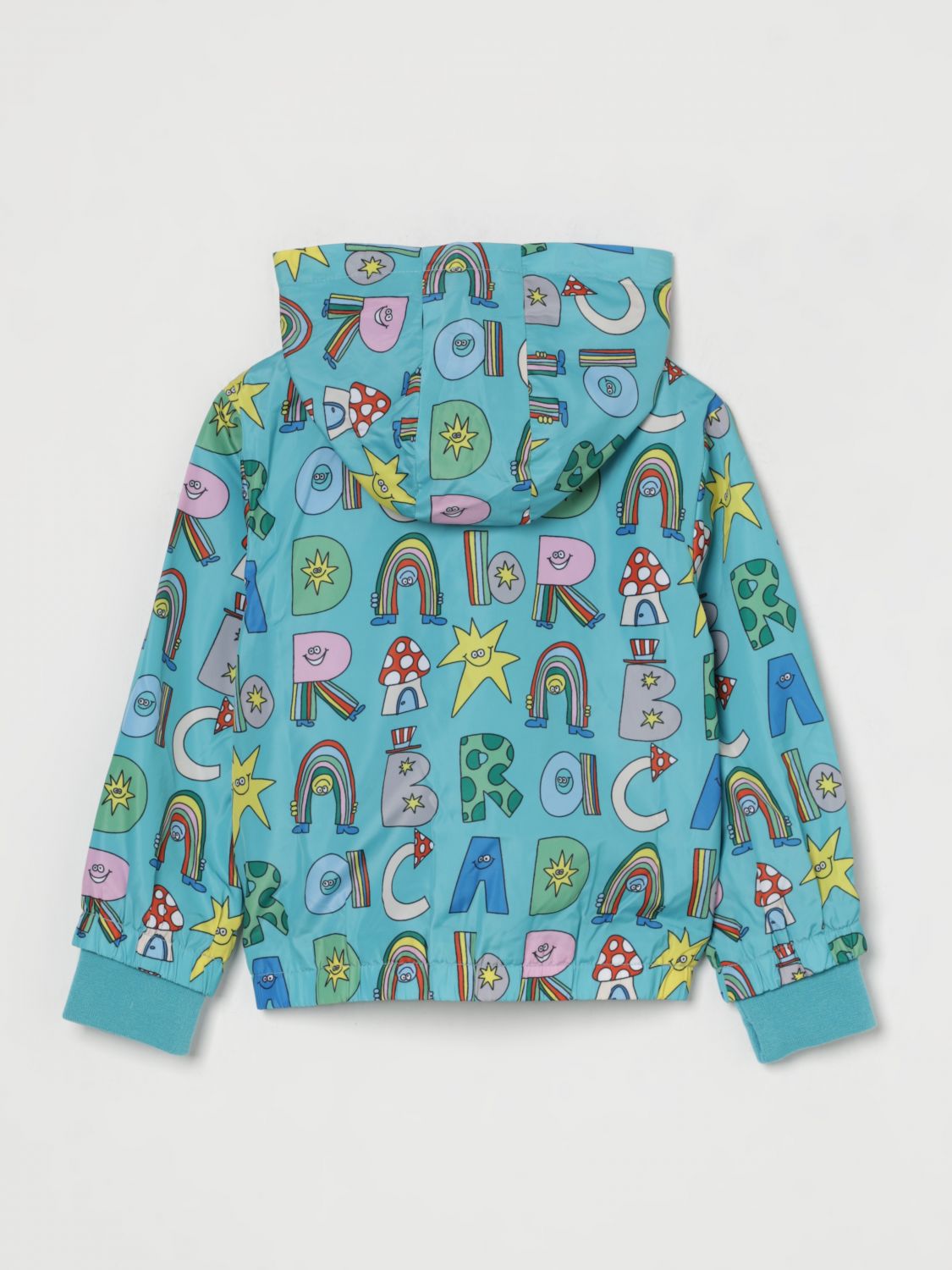 Graphic-print jacket - Green